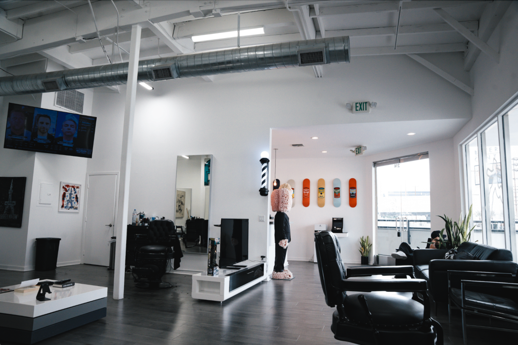 SIR Barbershop interior